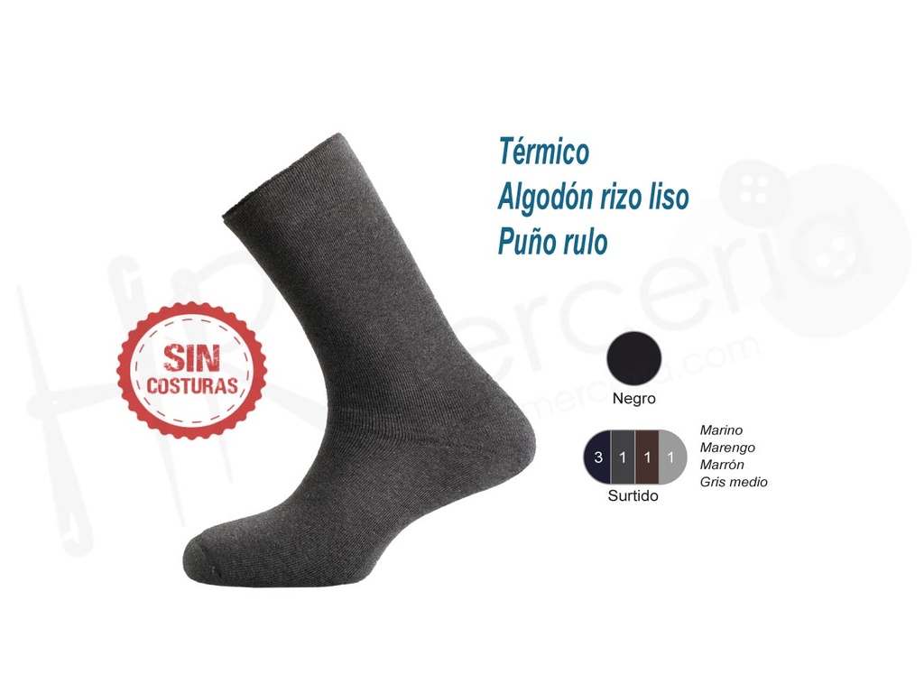 Calcetin Cro alg. Rizo liso 760 Rodfer