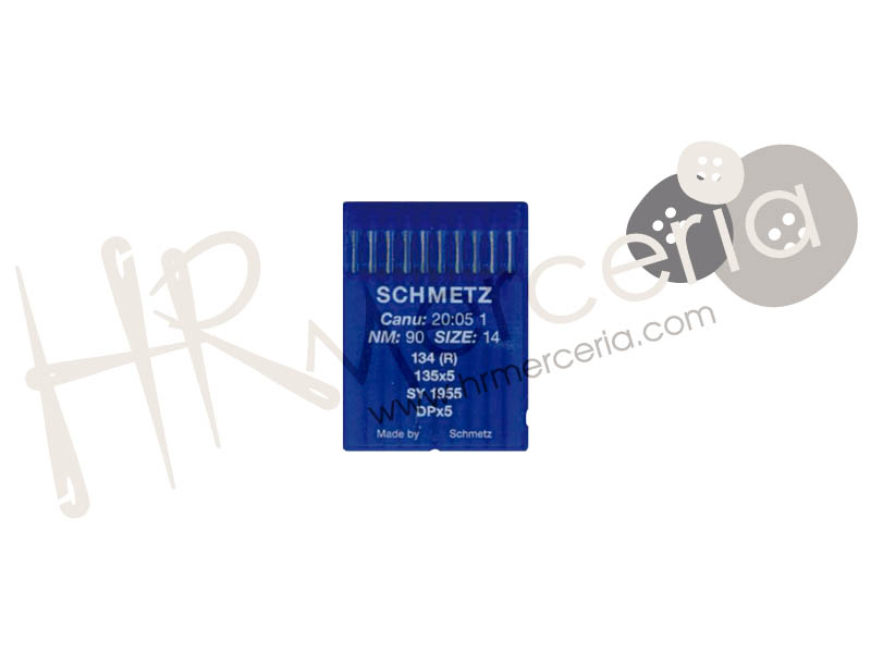 Aguja TR grueso 134R Schmetz 10 pz.