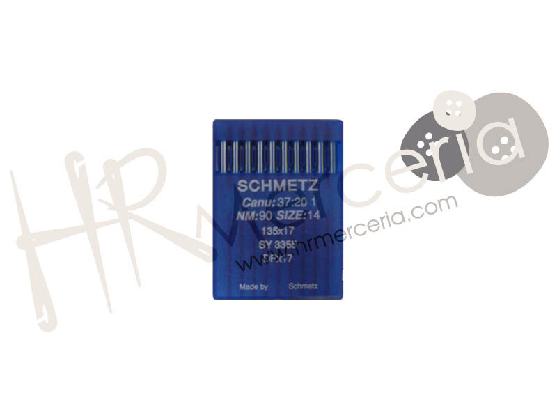 Aguja canu largo TR grueso Schmetz 10 pz.