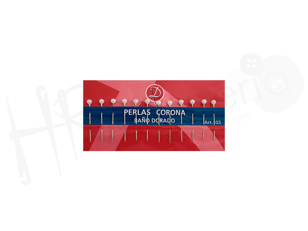 Alfiler perla nacar 103 Dama 12 pz.
