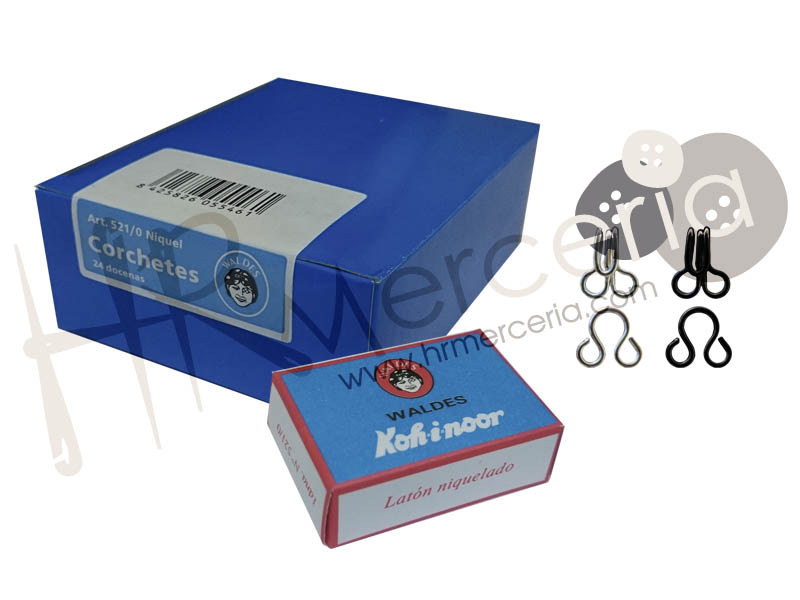 Corchete latón 521 pack 24 cajas 12 pz.