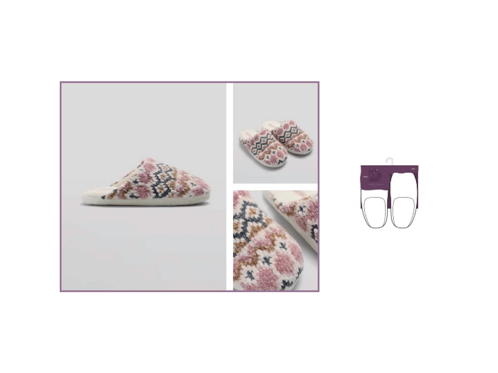Zapatilla casa Sra 14127 Ysabel Mora CI24