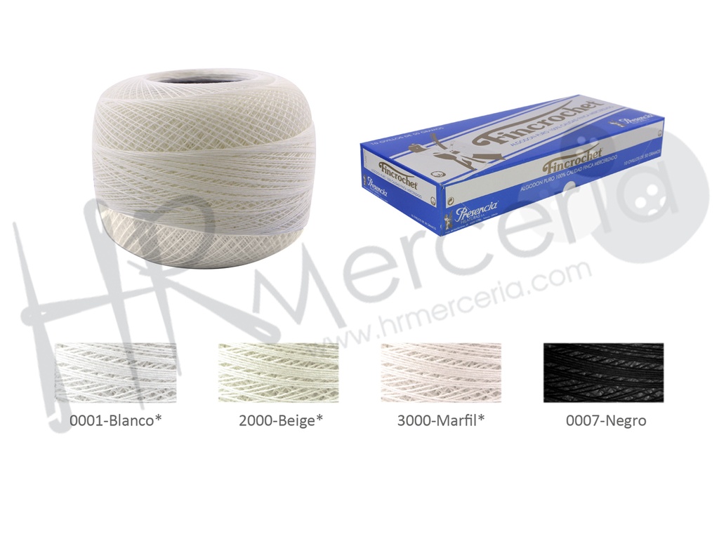Fincrochet 1234 50G pack 10 unid