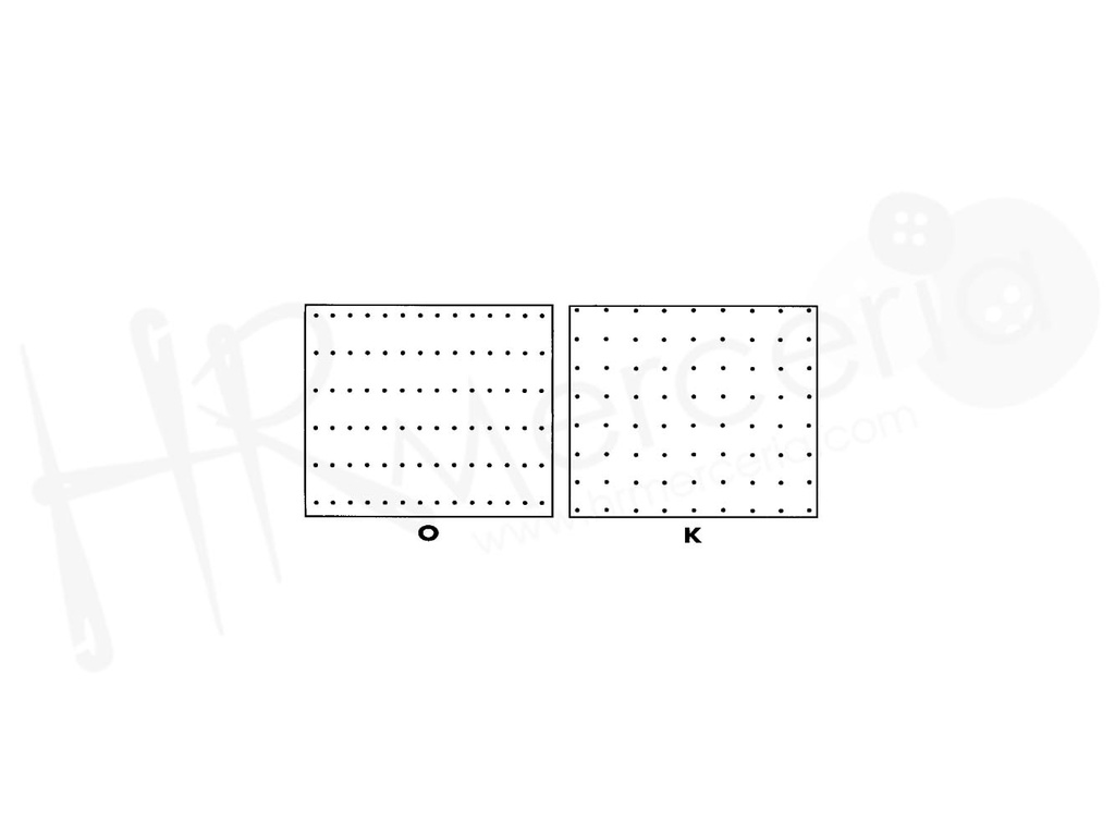Papel para Punto Smock pack 12 hojas