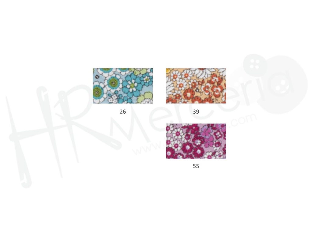 Bies fantasia flores 760200 Pza 25 mts