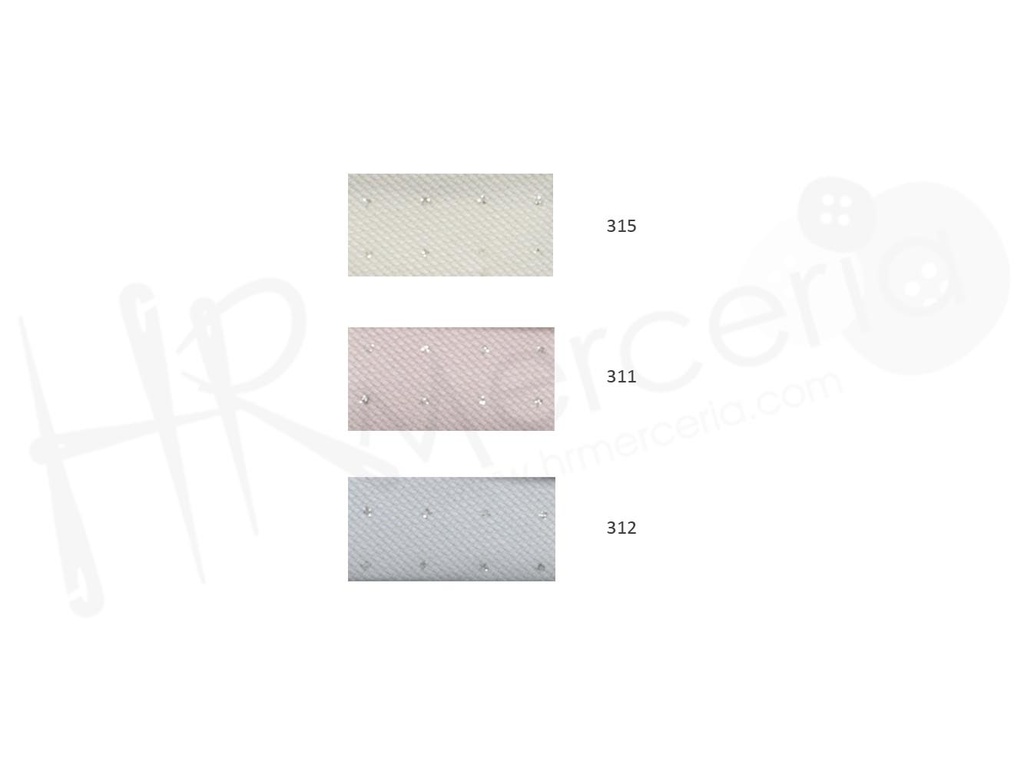 Cinta bies piquet glitter D420 pza 20 mts