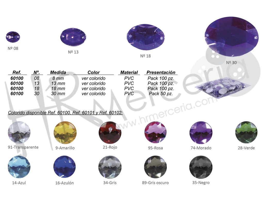 Piedra ovalada 60100 