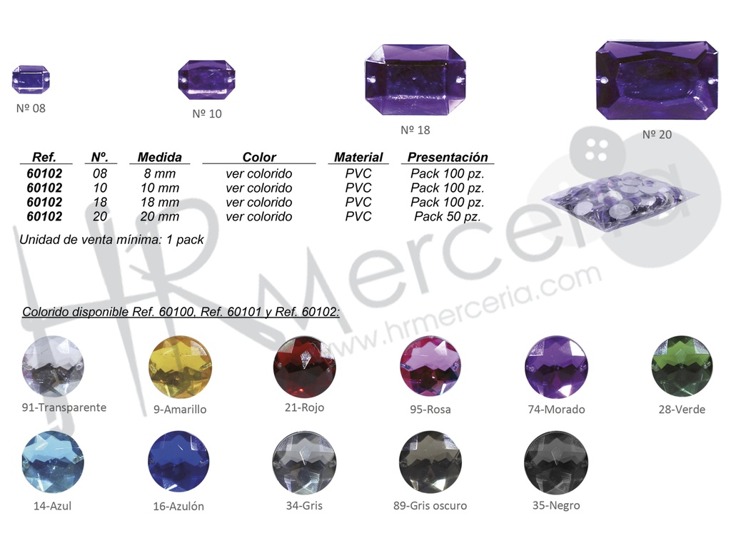 Piedra rectangular 60102