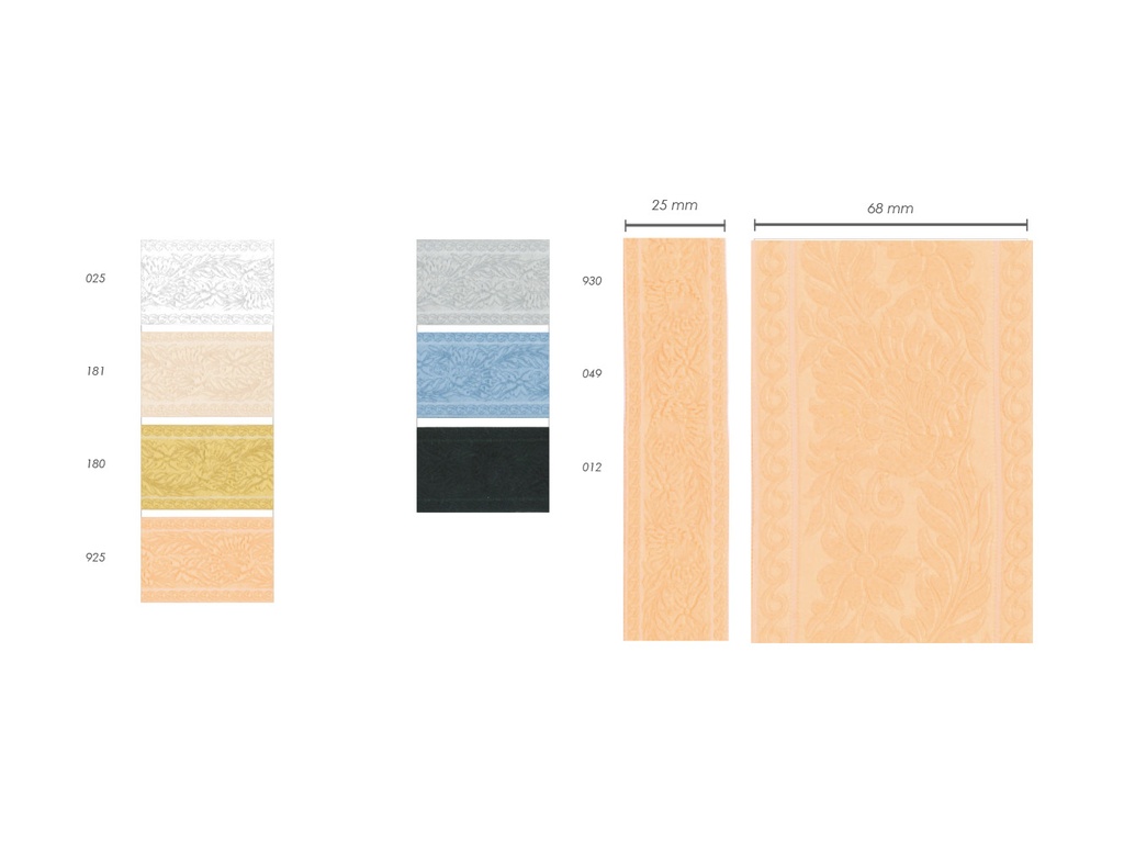 Cinta fantasia jacquard 5038 pza 15 mts
