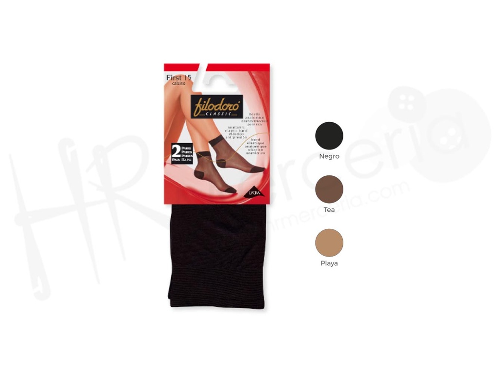 Tobillero First 15 Filodoro Pack 2 pares