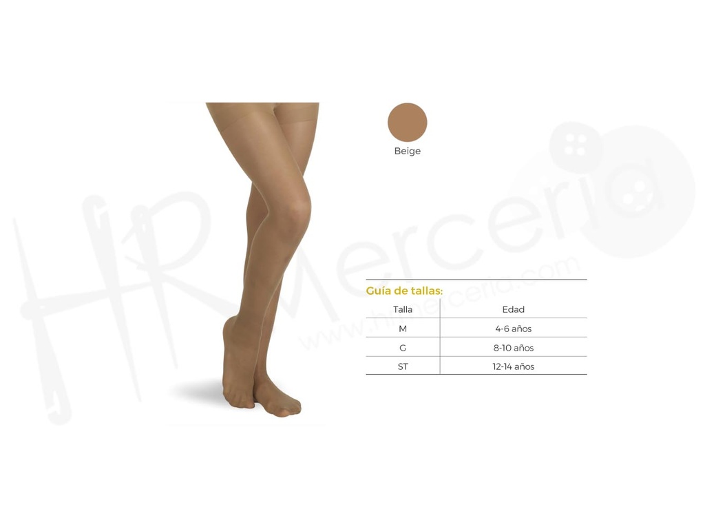 Panty infantil 15 Den 36406 Ysabel Mora