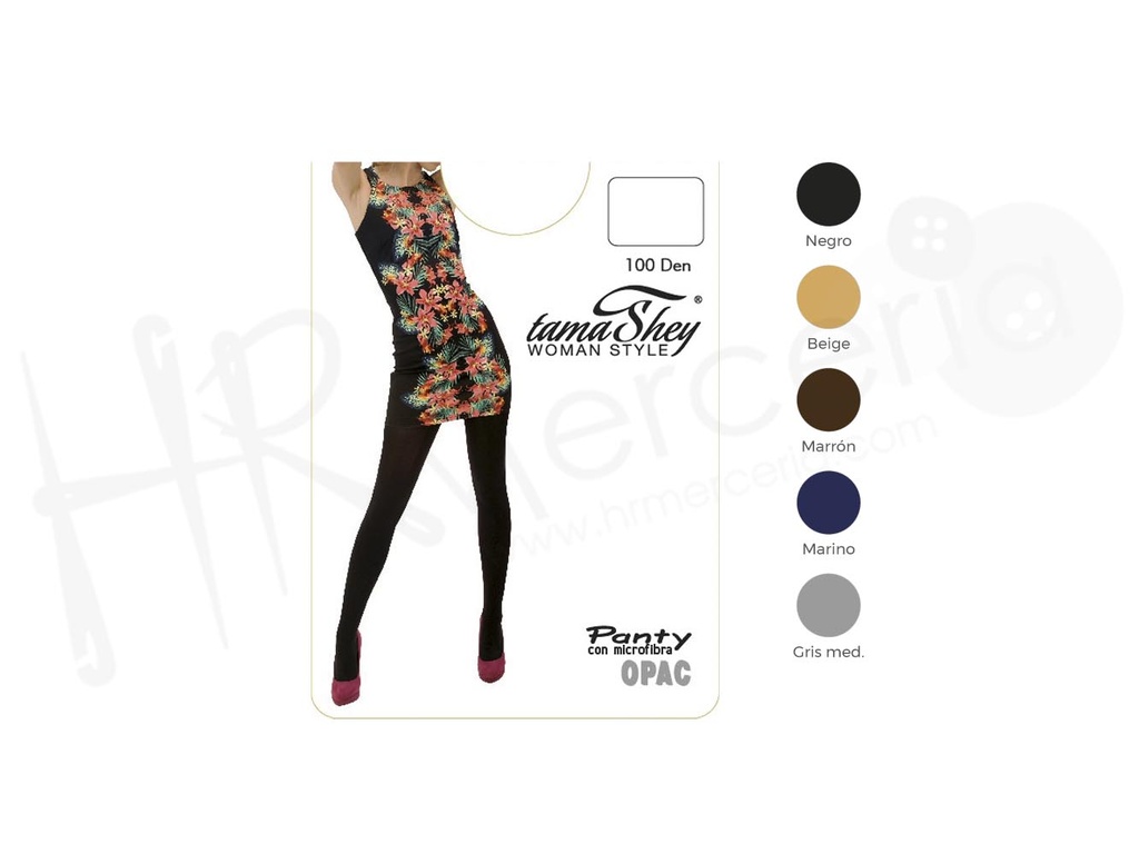 Panty microfibra 100 Den 630 Tamashey