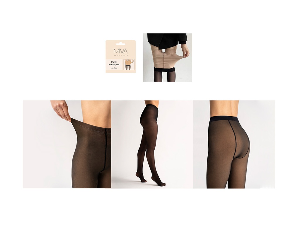 Panty microfibra efecto piel 8500 Mva