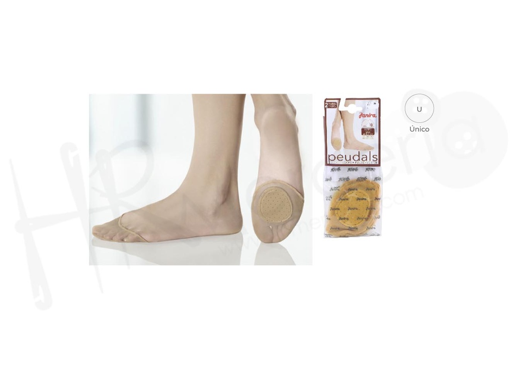 Peudal petite nylon Janira 10021 pack 2 pares
