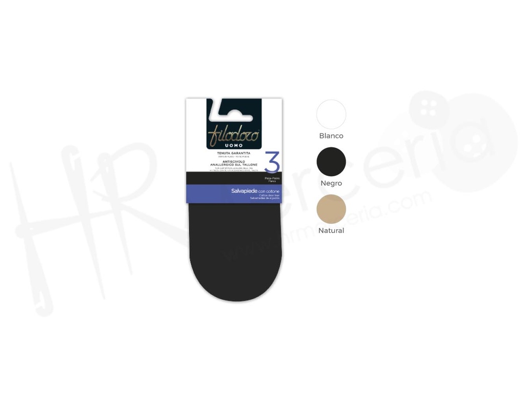 Salvapies Cro Cotone Filodoro Pack 3 pares