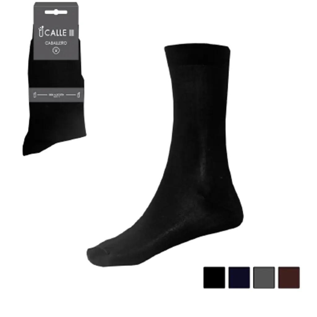 Calcetin Cro liso 15007 Calle III Pack 3 pares