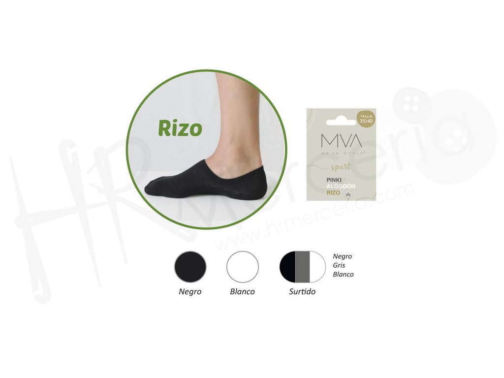 Pinki invisible rizo 5800 Pack 3 ud. Mva