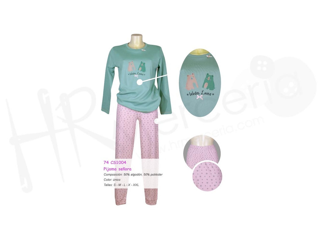 Pijama Sra 1004 Cotton Secrets CI24