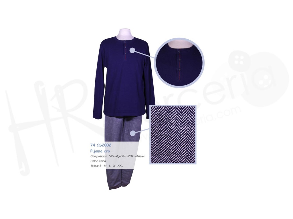 Pijama Cro 2002 Cotton Secrets CI24