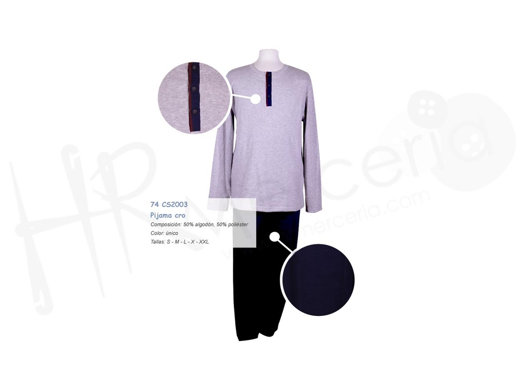 Pijama Cro 2003 Cotton Secrets CI24