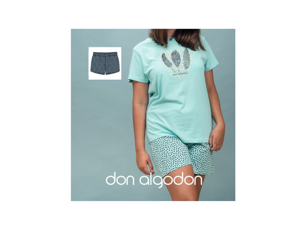 Pijama niña DA22209 Don Algodon
