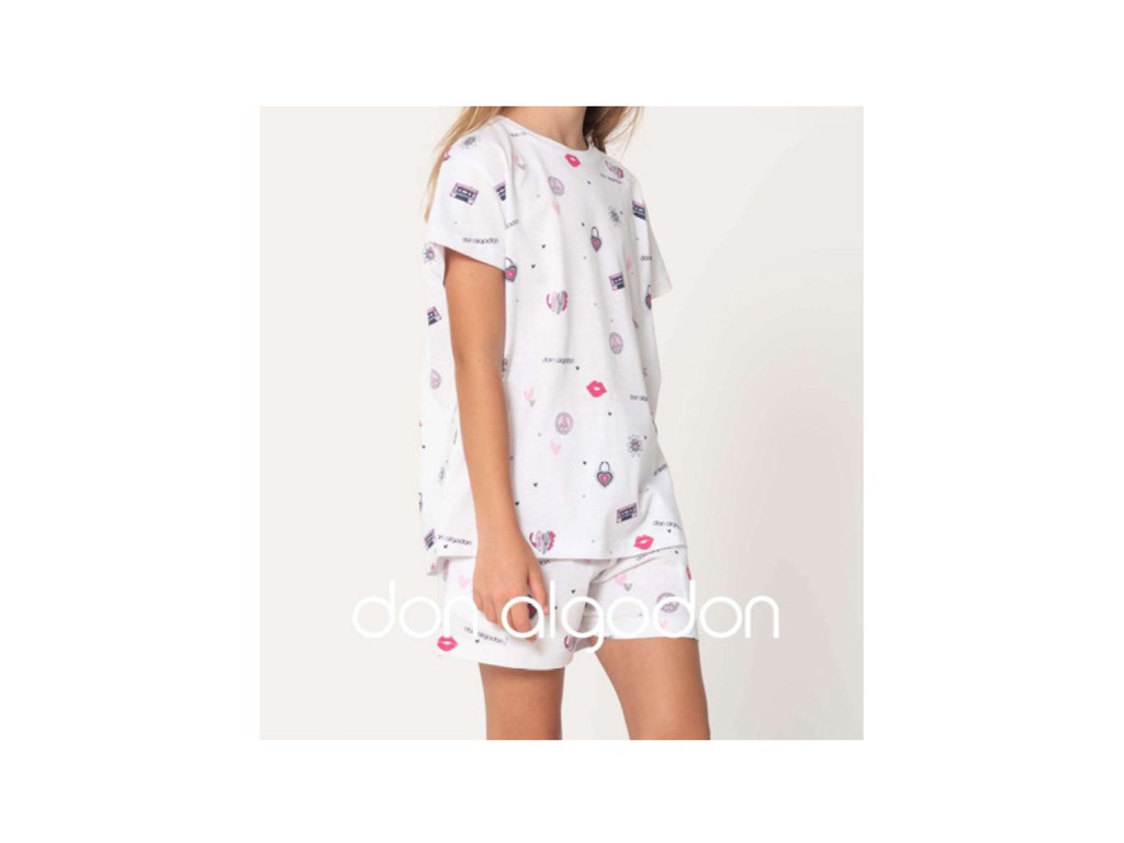 Pijama niña DA24204C Don Algodon