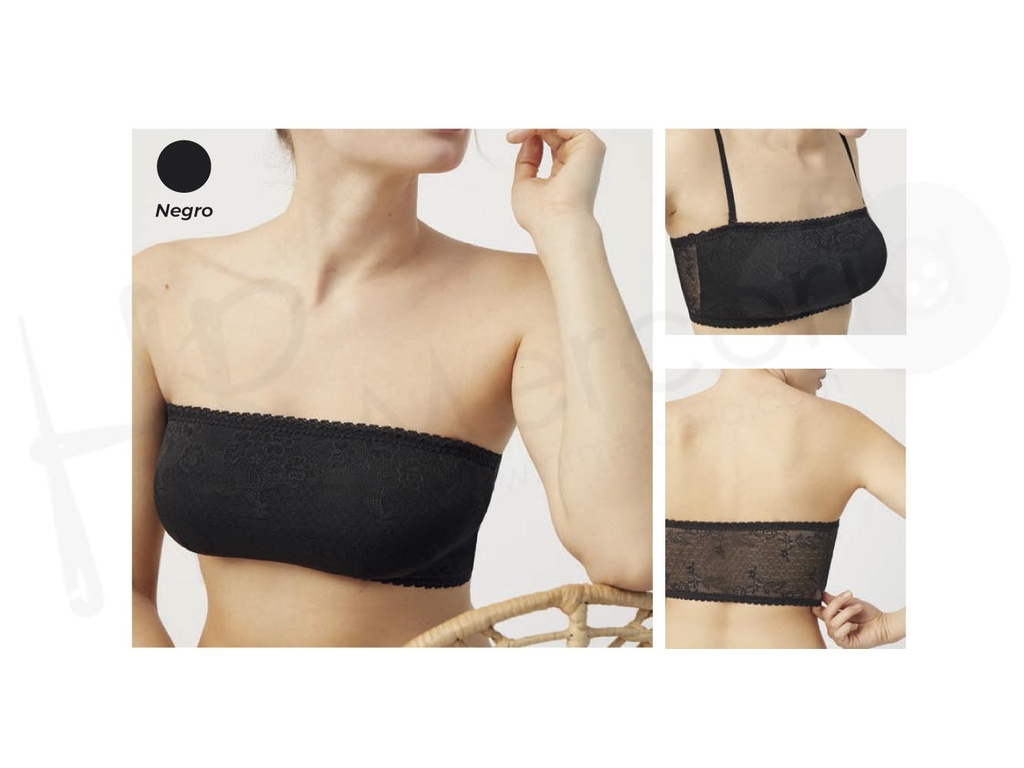 Bandeau sin tirantes multi. 10036 Ysabel Mora