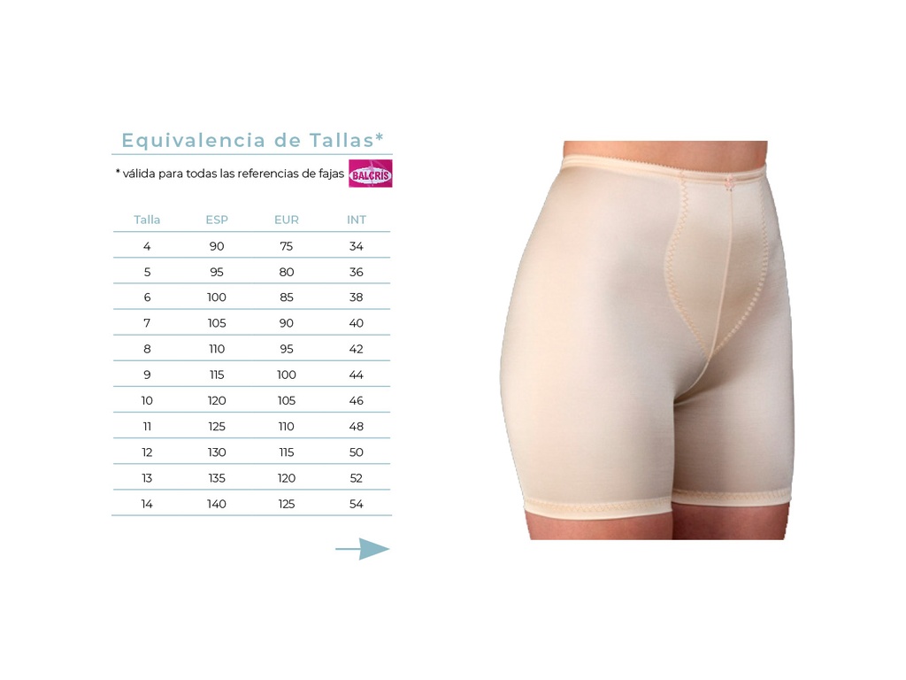 Faja panty Balcris articulo 102
