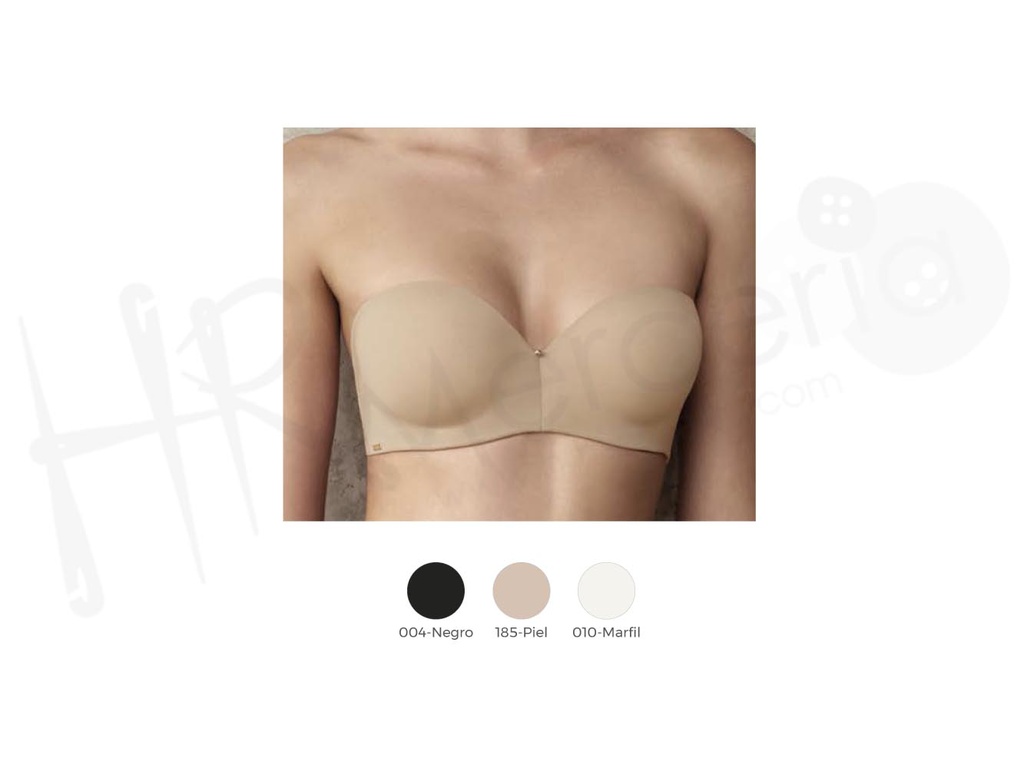 Sujetador sin tirantes Push-up 10526 Selmark