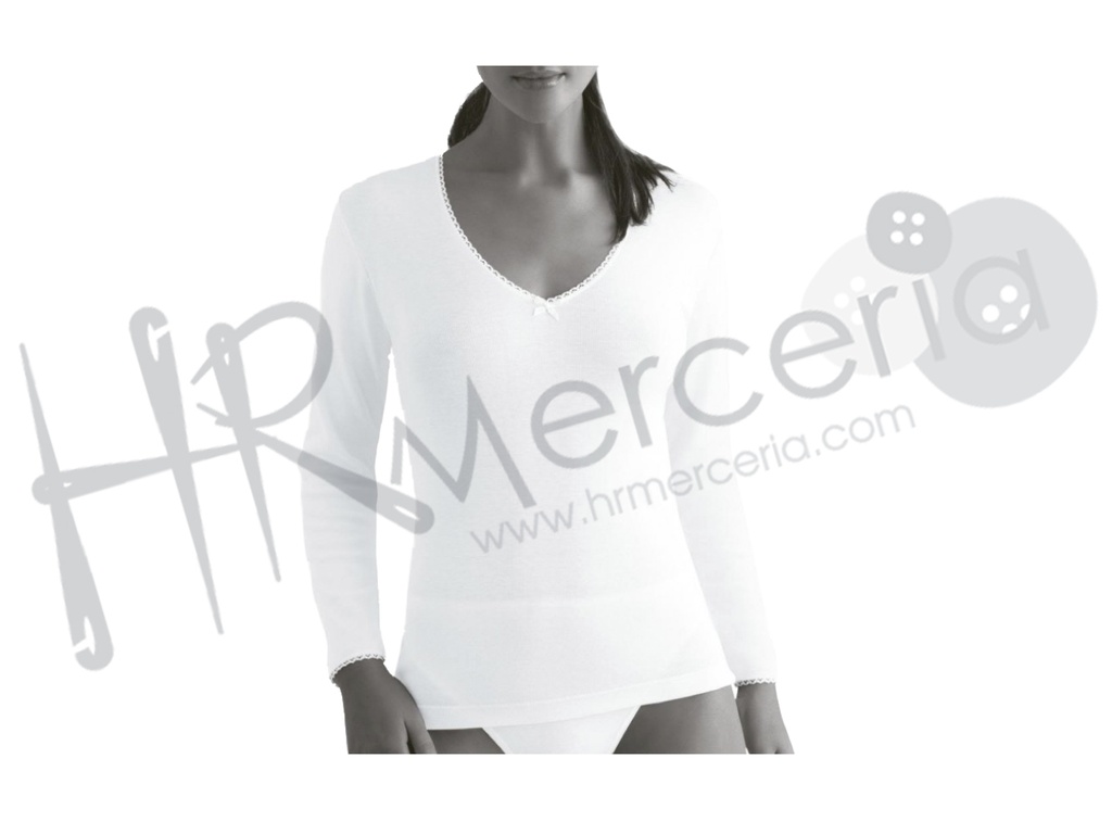 Camiseta Sra M/L Playtex P01BT - 48