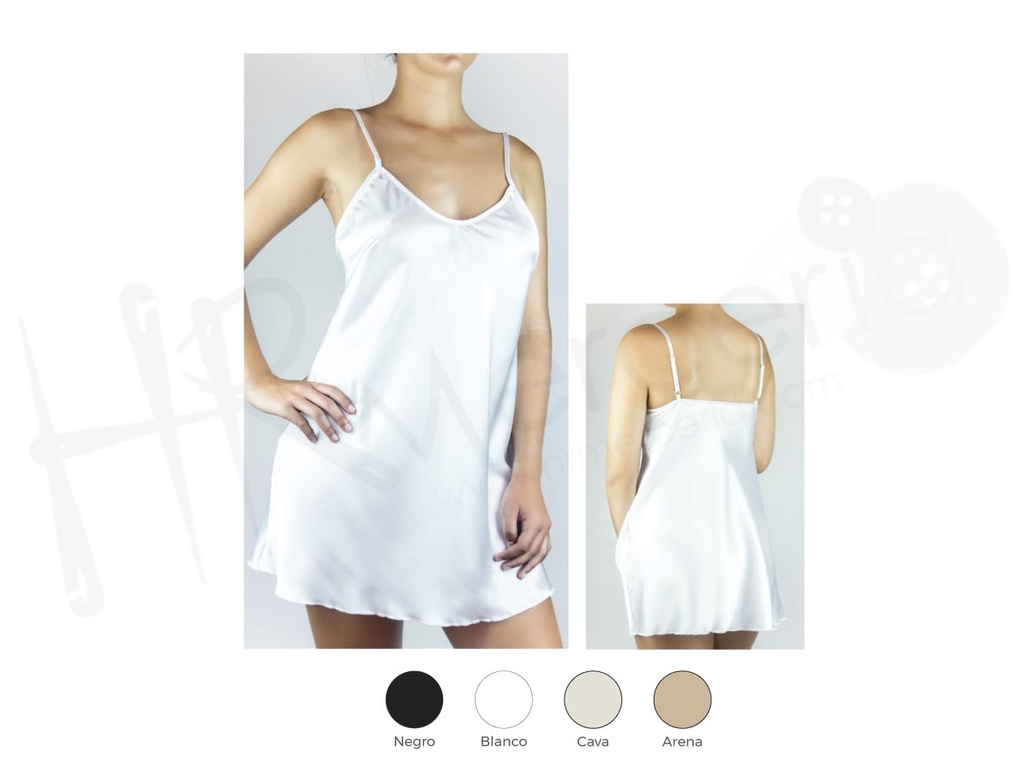 Combinacion lisa raso Belen S&B
