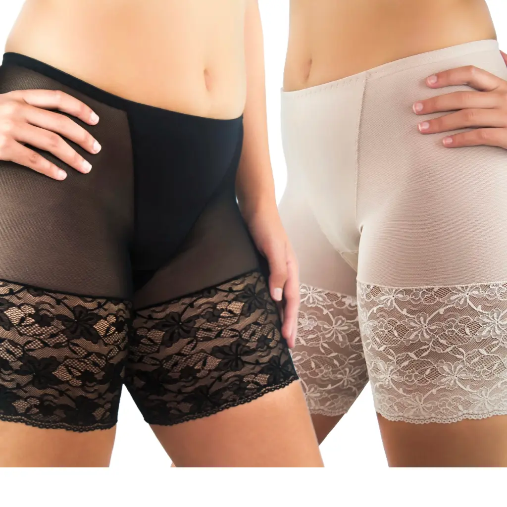 Faja panty larga blonda pierna Brisa  S&B