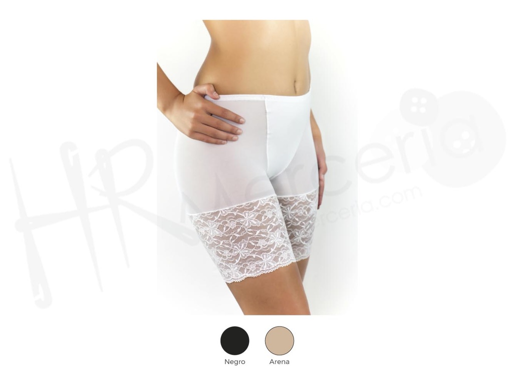 Faja panty larga blonda pierna Brisa  S&B