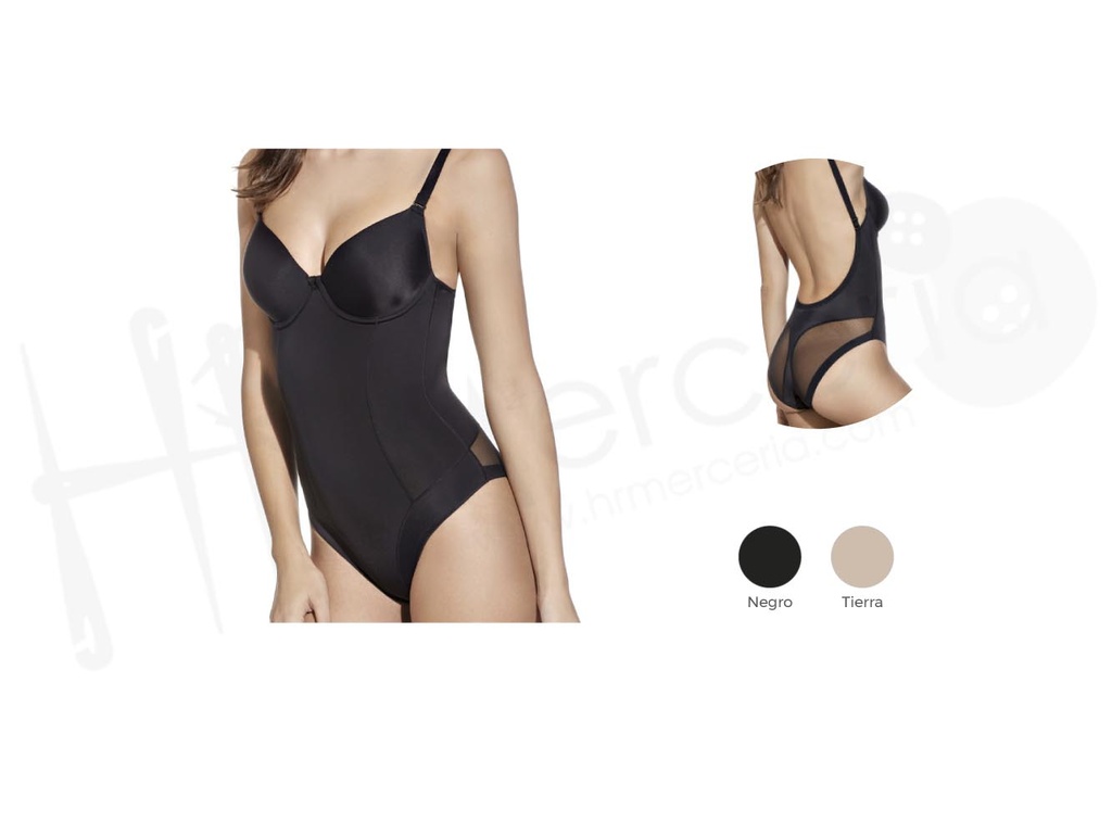 Body espalda libre aro c/relleno Selene Giorgia