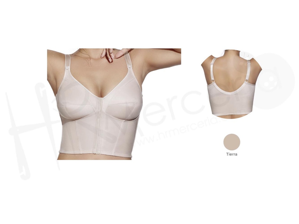 Sujetador cuerpo apert. delantera Selene Leonor