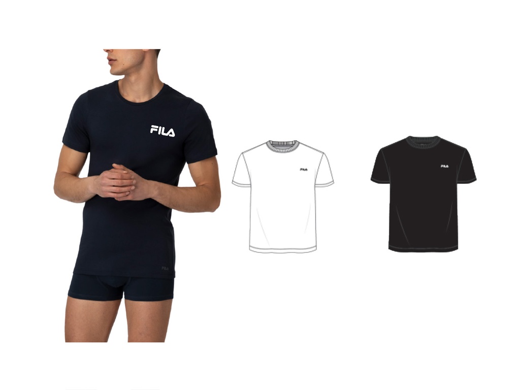 Camiseta M/C Cro FU5053/2 Fila Pack-2