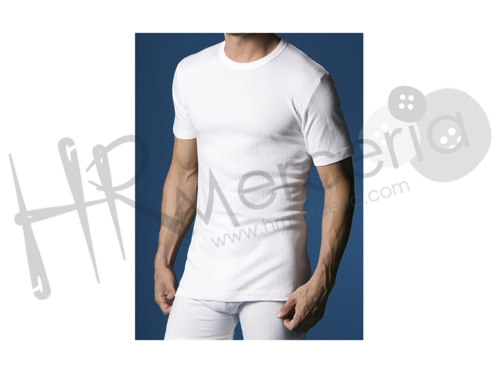 Camiseta Cro.M/C cuello R. felpa 206 Abanderado