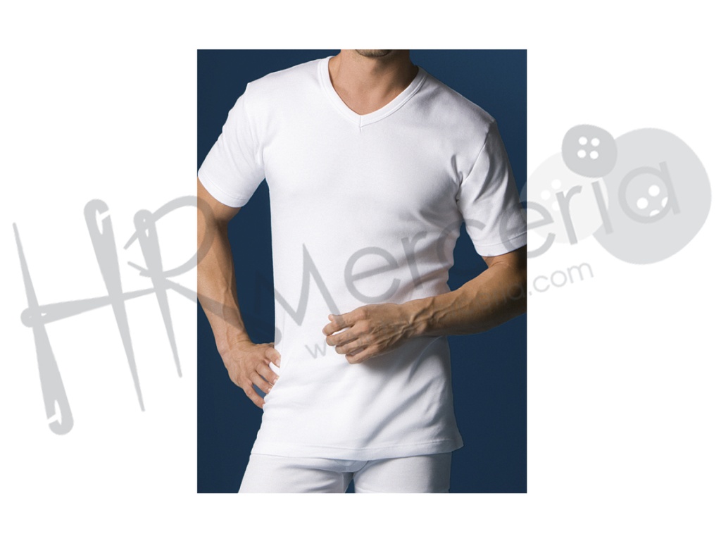 Camiseta Cro.M/C cuello P. felpa 255 Abanderado