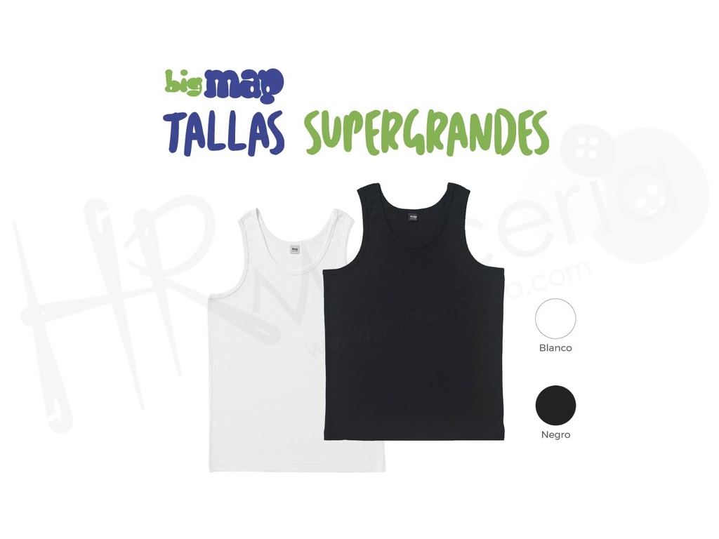 Camiseta Cro tirante talla especial 5000 Map
