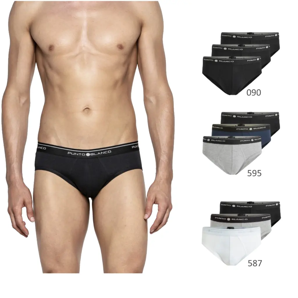 Slip Cro 5348910 Pack-3 Punto Blanco
