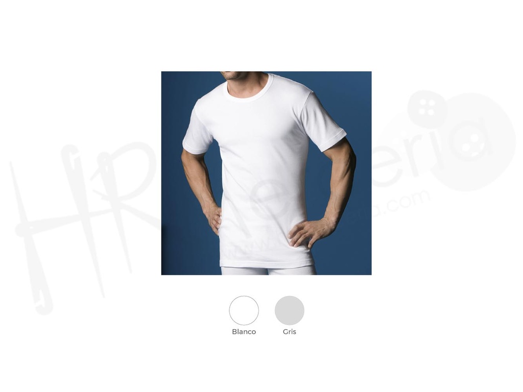 Camiseta Cro.M/C cuello R. felpa 806 Abanderado