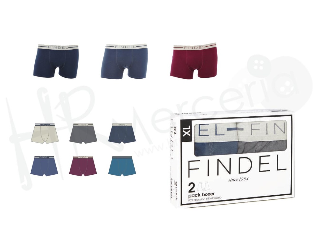 Boxer liso Cro 900 Findel Pack 2 ud.