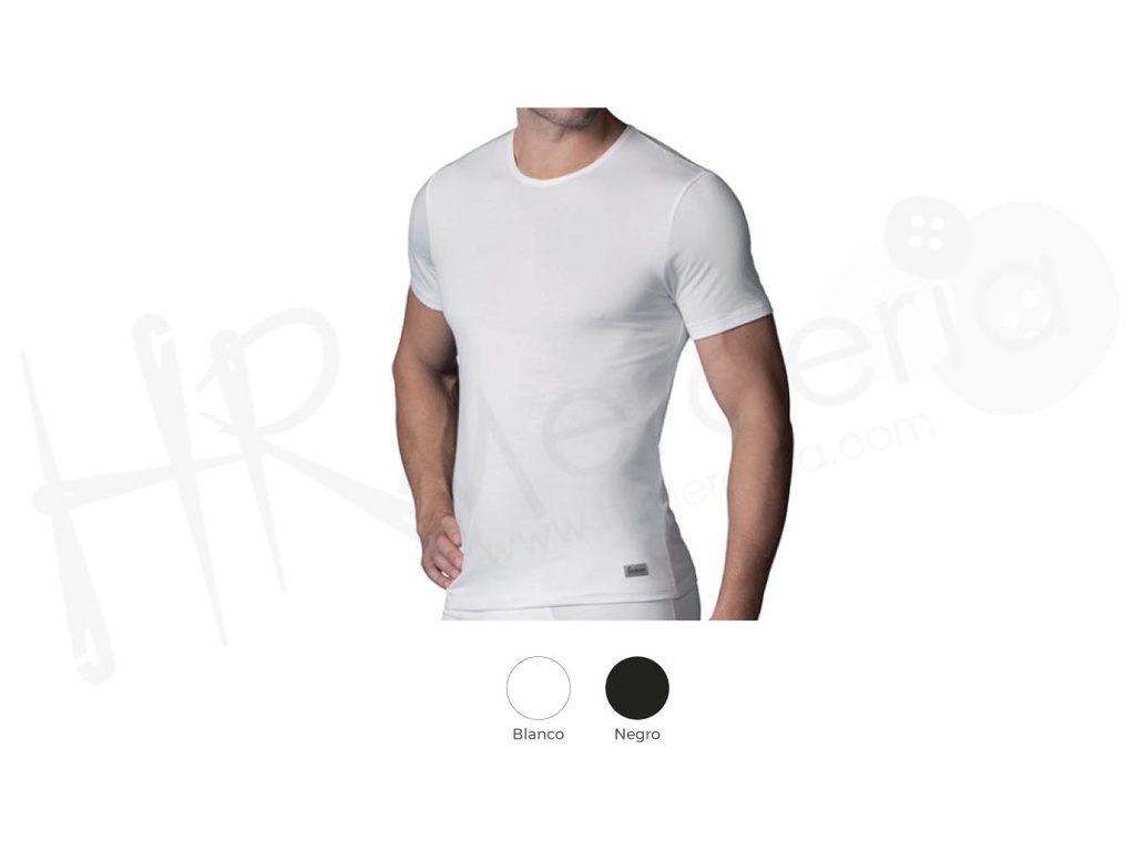 Camiseta Cro. M/C cuello R. ASA041Y Abanderado  