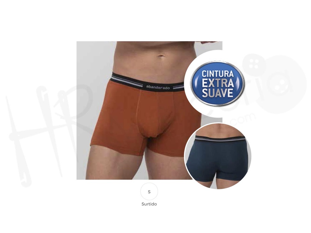 Boxer cintura extra suave ASA077I Surtido Abanderado