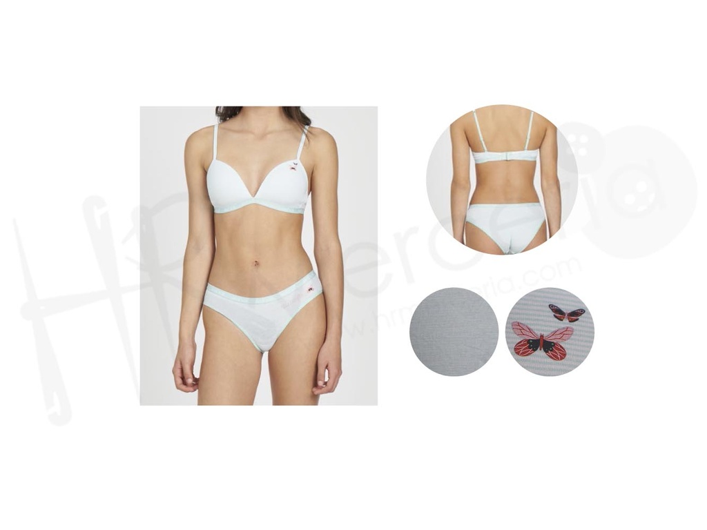 Conjunto sujetador y braguita niña 3/280 Kehat CP22