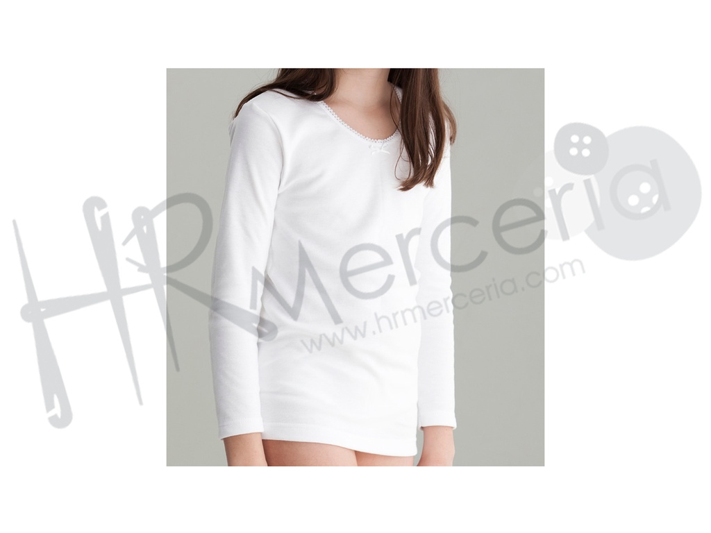 Camiseta 7010 M/L felpa niña Punt Nou