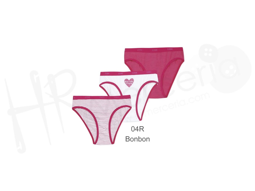 Slip niña AD3093G Dim Pack 3 uds. CI21