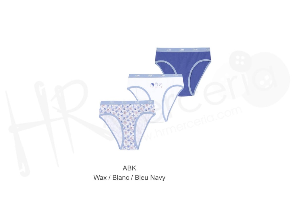Slip niña AD30BV9 Dim Pack 3 uds. CI21