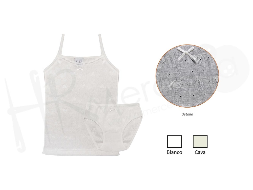 Conjunto comunion algodon niña Diacar D0010.042