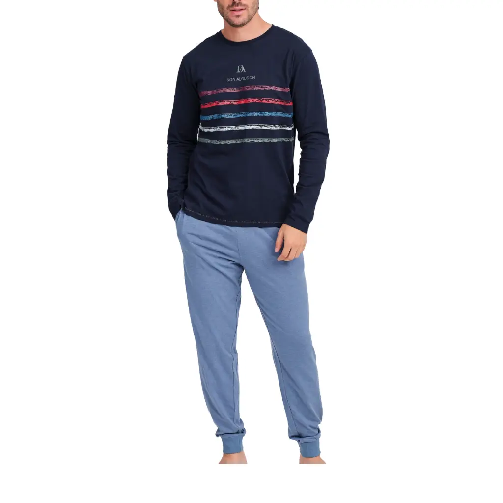Pijama M/L Cro DA26S302 Don Algodon CP26